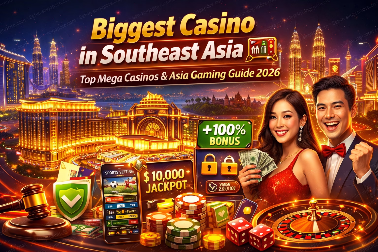 Biggest Casino in Southeast Asia 🎰 Ultimate Asia Casino Guide (2026)