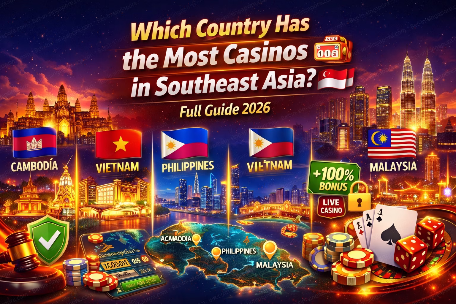 Which Country Has the Most Casinos in Southeast Asia? Full Guide (2026)