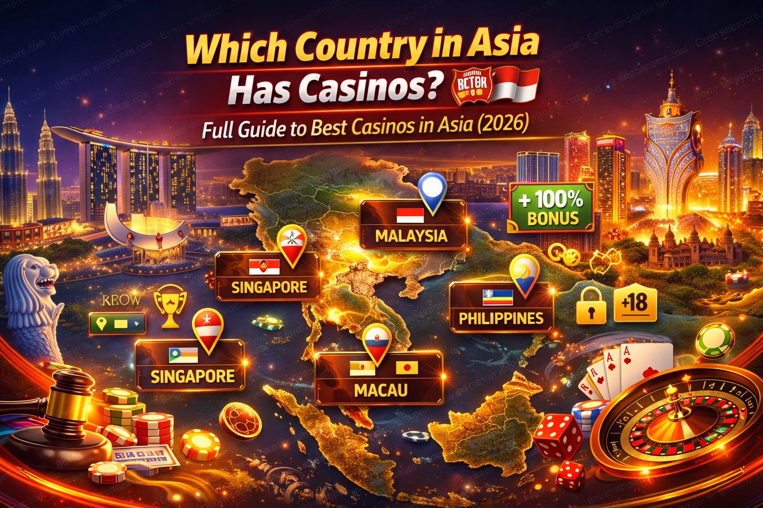 Which Country in Asia Has Casinos? Full Guide to Best Casinos in Asia (2026)