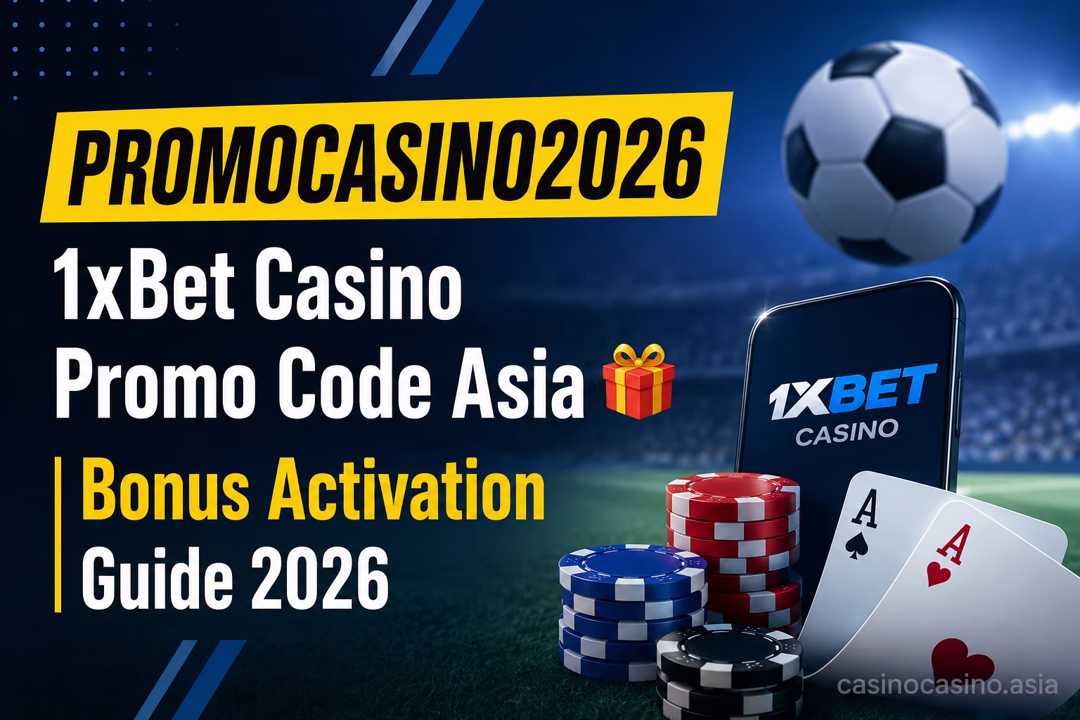PROMOCASINO2026 1xBet Casino Promo Code Asia 🎁 | Bonus Activation Guide 2026